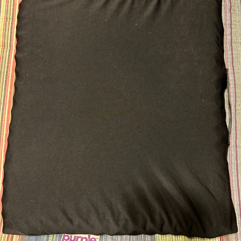 PURPLE Double Seat Cushion. 18" x 15" x 2". Used but in excellent condition.